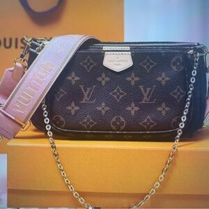 LUXURY LOUIS VUITTON MULTI POCHETTE SHOULDER BAG